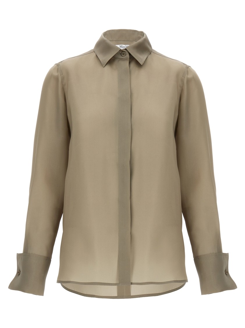 Max Mara 'nola' Shirt In Neutral