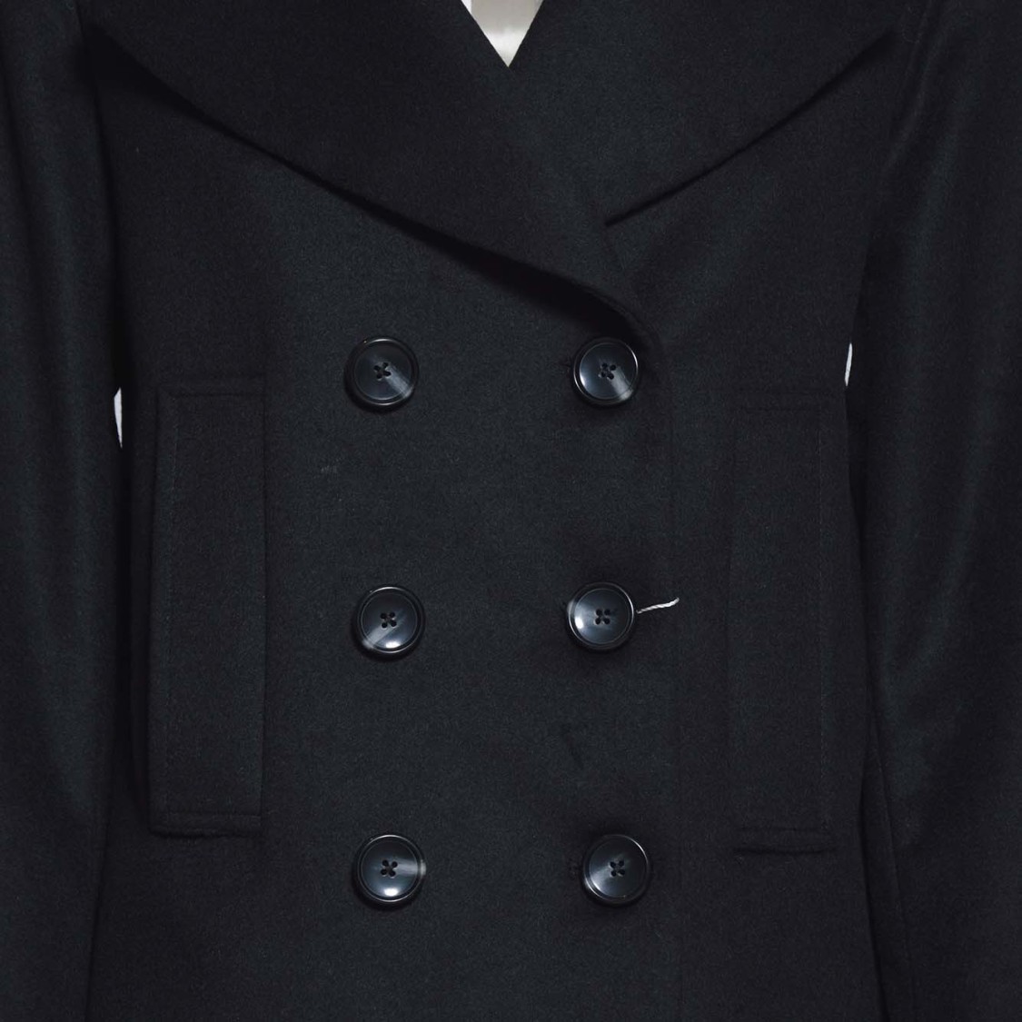 MAISON MICHEL MAISON MICHEL DOUBLE-BREASTED WOOL-CASHMERE BLEND SHORT COAT 